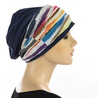 Seamless Wrap Headband with Print | #9 Colourful Brush Strokes