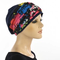 Seamless Wrap Headband with Print | #10 Colourful Ink Splash