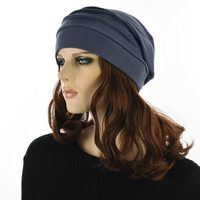 Bamboo Cap with Hair - Joy  | Auburn Brown