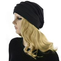 Bamboo Cap with Hair - Joy  | Blonde