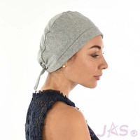 Jersey Scrub Head Wrap | Grey