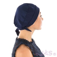Jersey Scrub Head Wrap | Navy
