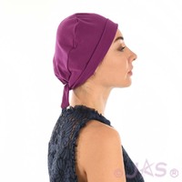Jersey Scrub Head Wrap | Plum Purple