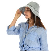 Wide Brim Bucket Sun Hat Rita | Slate Grey