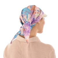 Visored Head Scarf – Lynette | Option 2 Scarf with Beige Visor