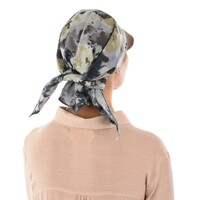 Visored Head Scarf – Lynette | Option 3 Scarf with Brown Visor 
