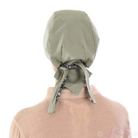 Double Sided Fitted Bandana Scarf | Grey vs Floral