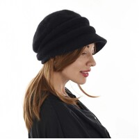 Full Closure Chemo Halo Headband with Hair Mia | Copper Red