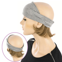 Short Fringe Hair Extension on Bamboo Headband - Janet | Light Brown Ash Blonde