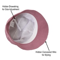 Retro-inspired Cotton Cloche Hat Betty