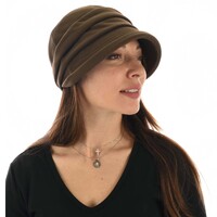 Deep Crown Fashion Hat - Daniela | Bronze Brown