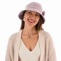 Side Rosette Cloche — Clara