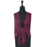 Rectangular Jersey Stretchable Scarf for Turban Wrapping | Imperial Purple