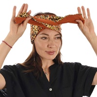 Large View Wired Abstract Dots Overlay Headband