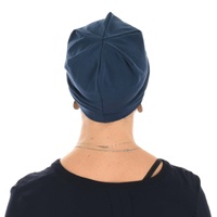 Simplicity Cotton Skull Beanie | Denim Blue