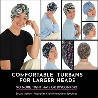 Large Size Floral Turban for Women with Hair Loss – Molly