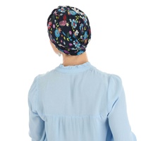 LFloral Turban for Women with Hair Loss - Molly | #7 Petite Blooms on Black | M/L/XL