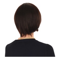 Short Hair Fringe Frame Bob Wig – Brooklyn | Dark Brown