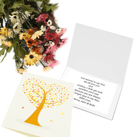 Greeting Card-Love Heart Tree | Red N Yellow