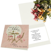 Large View Greeting Card - Happy Mother's Day | Pattern 1