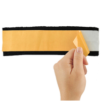 Terry Cotton Headband Hat Sizer Band | Colour | Black