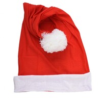 Red Stretchable Christmas Hat for Hot Weather