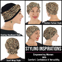 Print Seamless Turban Headband Scarf