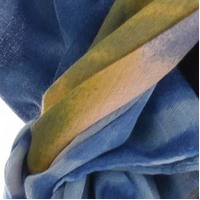 Floral Headscarf & Headband Combo - Bridget | Option 3 Blue/Yellow/Pink