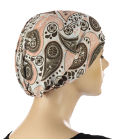 Jersey Cotton Beanie  NAVY with Seamless Headband | Option 4 | M/L