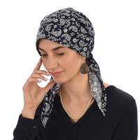 Cotton Floral Print Scarf Durag  | S/M | Option 1