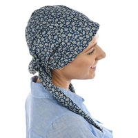 Cotton Floral Print Scarf Durag  | S/M | Option 19