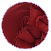 Retro Cotton Turban | Red - Burnt Red / Deep Red