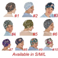Soft Floral Print Turban Hat