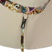 Cotton Reversible Sun Hat | Beige