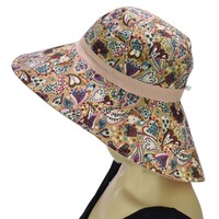 Cotton Reversible Sun Hat | Pink - Dusty Pink