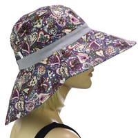 Cotton Reversible Sun Hat | Grey - Medium Grey