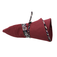 Cotton Reversible Sun Hat | Deep Red