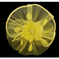 Melbourne Cup Fascinator  | Yellow