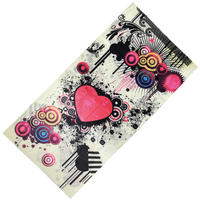 Black Premium Cotton Beanie with Seamless Headband | Option 2 | L/XL