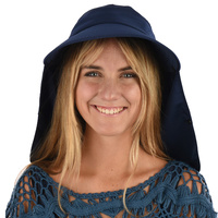 Anna Legionnaire Garden Hat | Blue - Navy Blue / Dark Blue