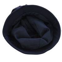 Jersey Slouchy Cloche Hat | Blue - Navy Blue / Dark Blue