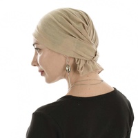 Seamless Turban Headband Scarf | Beige Tan