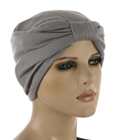 Seamless Turban Headband Scarf | Light Grey