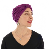Seamless Turban Headband Scarf | Plum Purple