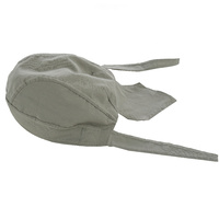 Plain Cotton Durag | Grey - Light Grey