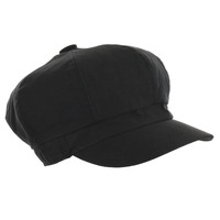Vivien Cotton Bakerboy Cap | Black | M/L