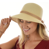 FASHION SUN HAT - BELLA | Beige