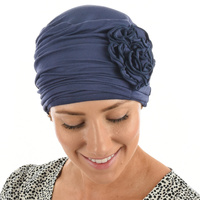 ROSETTE RUCHED BAMBOO TURBAN - HANNAH | Pink