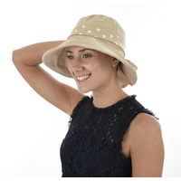 FASHION SUN HAT - Sophie | Beige | Adjustable-S/M