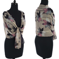 Cotton Cadet Cap with Scarf - Naomi | Option 1: Slate Blue | S/M